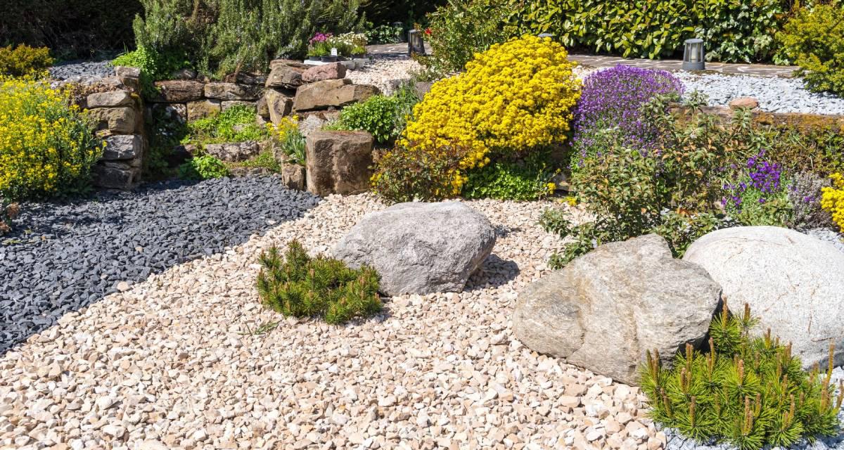 Piedras decorativas para jardin xerofito