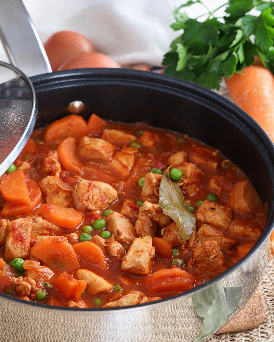 estofado pollo receta facil rapida salsa