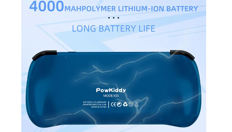 Powkiddy X55 - Batería