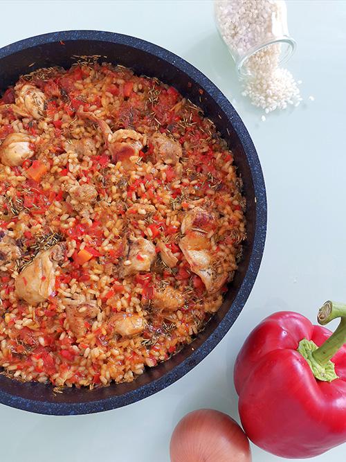 Arroz con conejo y romero