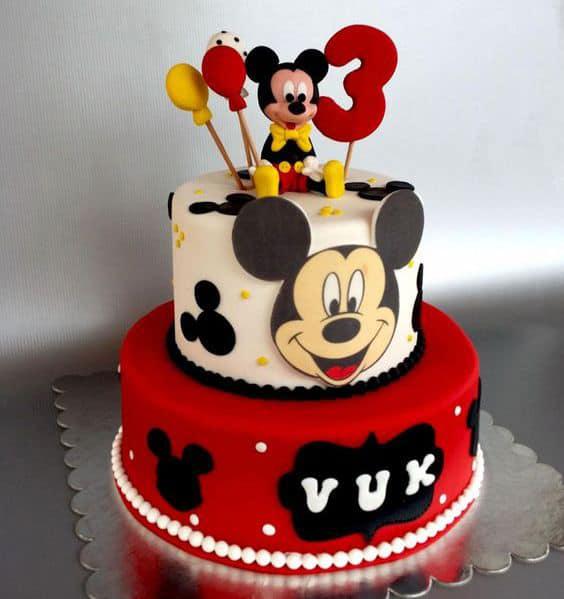 Diseños de pasteles inspirados en Mickey Mouse