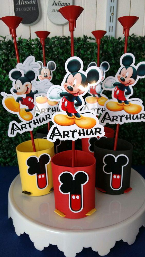 Centros de mesa de Mickey