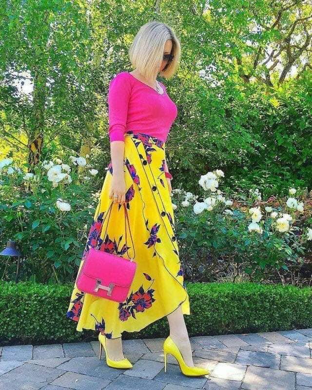 faldas estampadas para primavera verano con flores