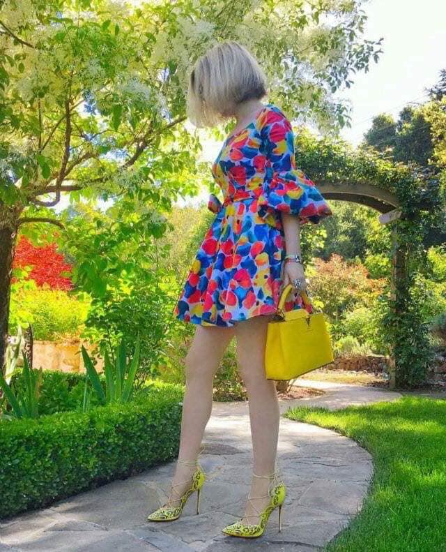 vestidos estampados para primavera - verano para mujeres maduras