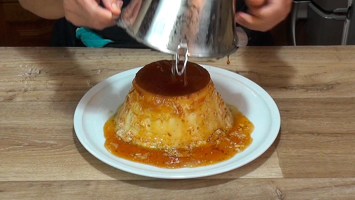 FLAN DE LECHE CONDENSADA EN 10 MINUTOS. Sin horno y de tamaño familiar - Loli Domínguez - Foto 5
