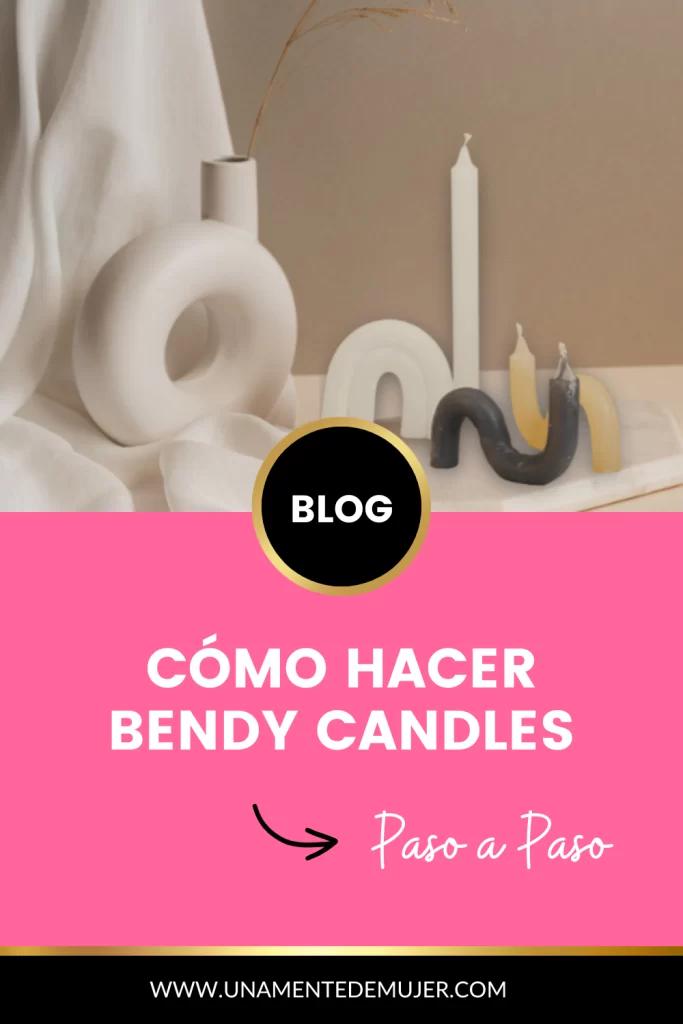 cómo hacer bendy candles paso a paso