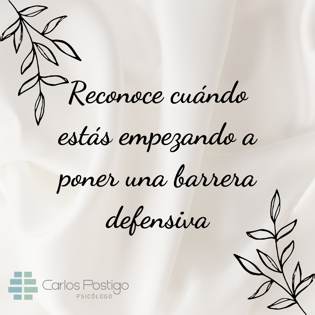 Ideas para evitar ponernos a la defensiva