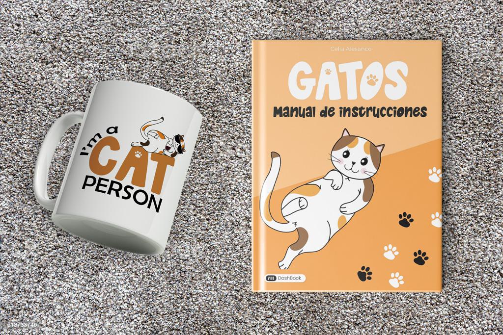 Gatos manual y taza