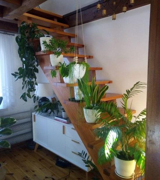 Escaleras Con Plantas Ideas Que Aportan Frescura Y Vida A Tu Espacio Vertical Decoración 