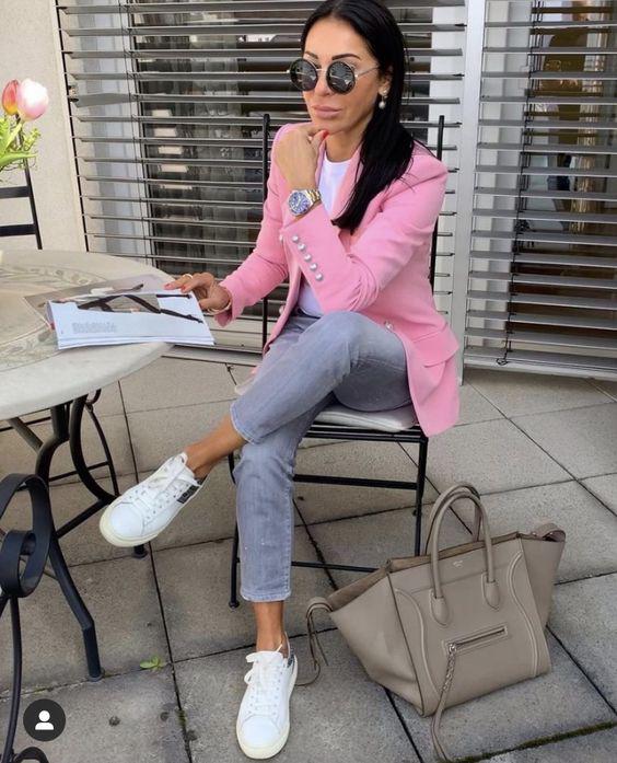 Complementa tus looks casuales con blazer