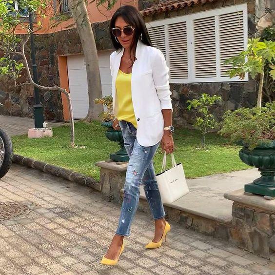 Complementa tus looks casuales con blazer