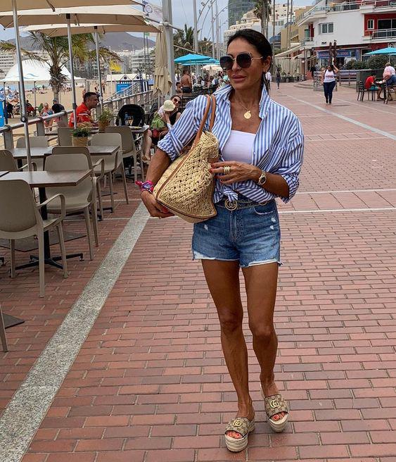 Looks con shorts de mezclilla