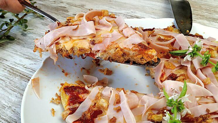 de picatostes en sartén 