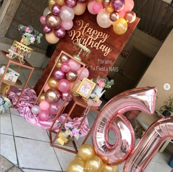 Mesas de postres para fiestas de cumpleaños para personas mayores