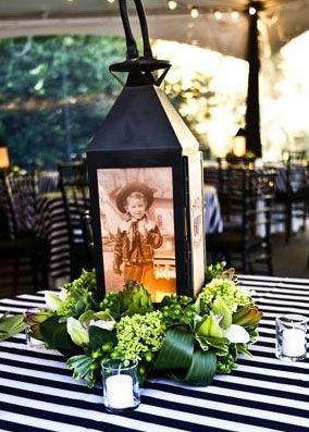 Centros de mesa para una fiesta de adultos mayores