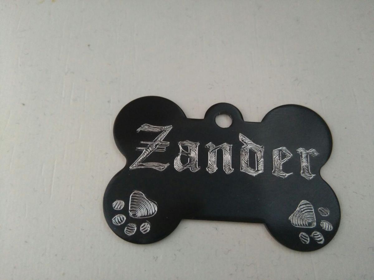 Prueba Grabado chapas con Curio