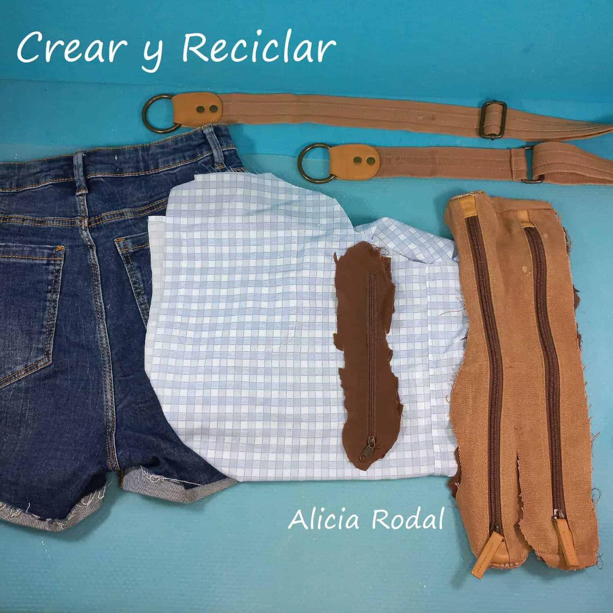 Seguro que en casa tienes un pantalón vaquero o jeans que no usas, bien sea porque ya no te sirve o porque era de cuando tu hija era pequeña, que es mi caso. Yo voy a reutilizar un pantalón corto, de tela vaquera, jeans, mezclilla o denim, aunque también se puede hacer con pantalones de cualquier otro tipo de tela o tejido.