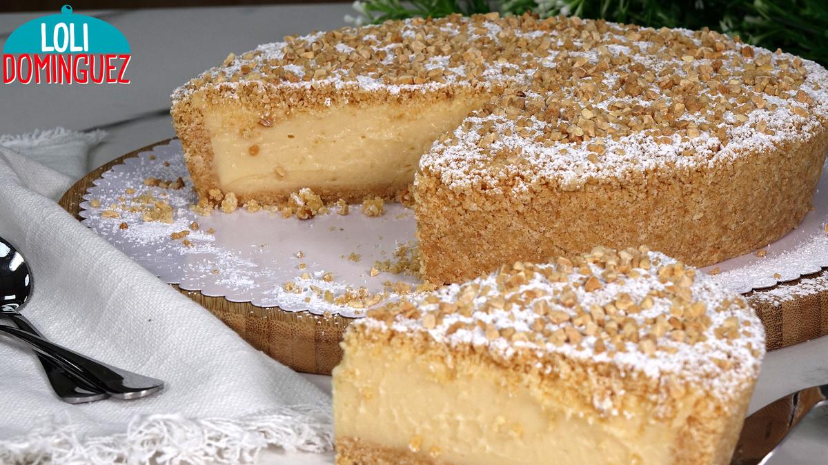 TARTA DE CREMA SIN HORNO. Especial para el verano, es una tarta cremosa y fácil con un sabor increíblemente delicioso