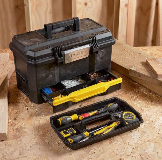 caja de herramientas con bandeja extraible