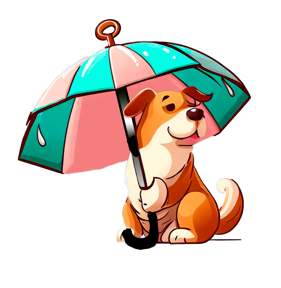 seguro obligatorio para perros, que cubre , perro con paraguas