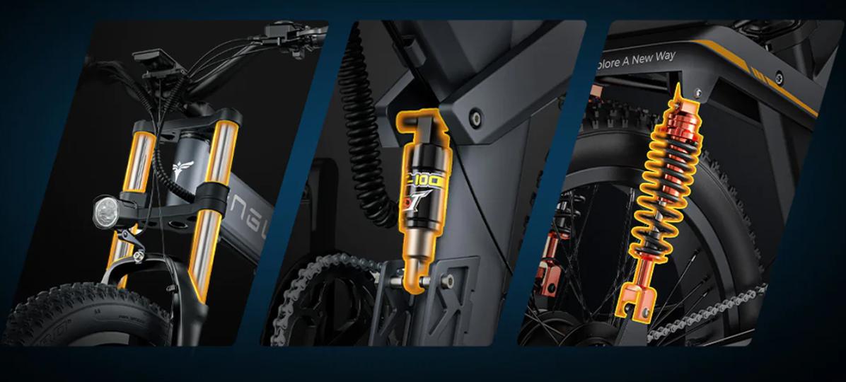 ENGWE X24 - Sistema de suspensión