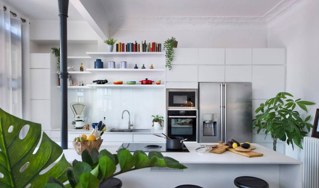decorar tu cocina con plantas