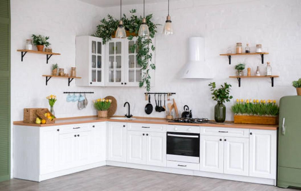 decorar tu cocina con plantas