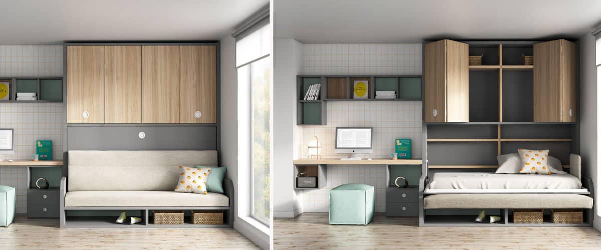 Camas abatibles de Tetrys systems