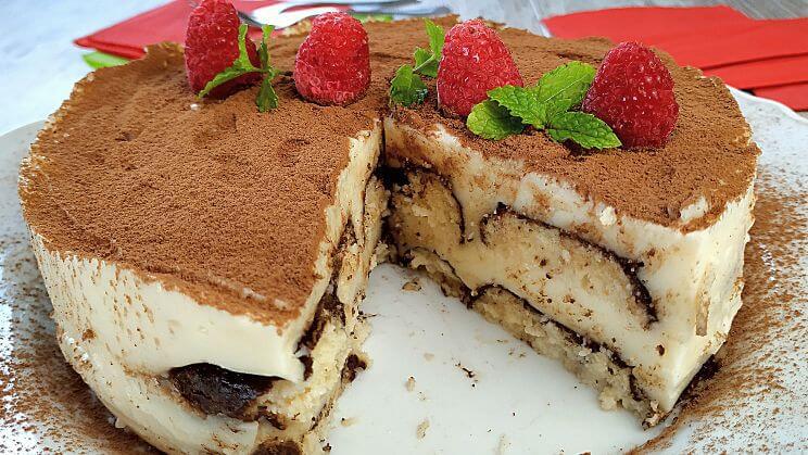 Tarta de rosquillas de chocolate
