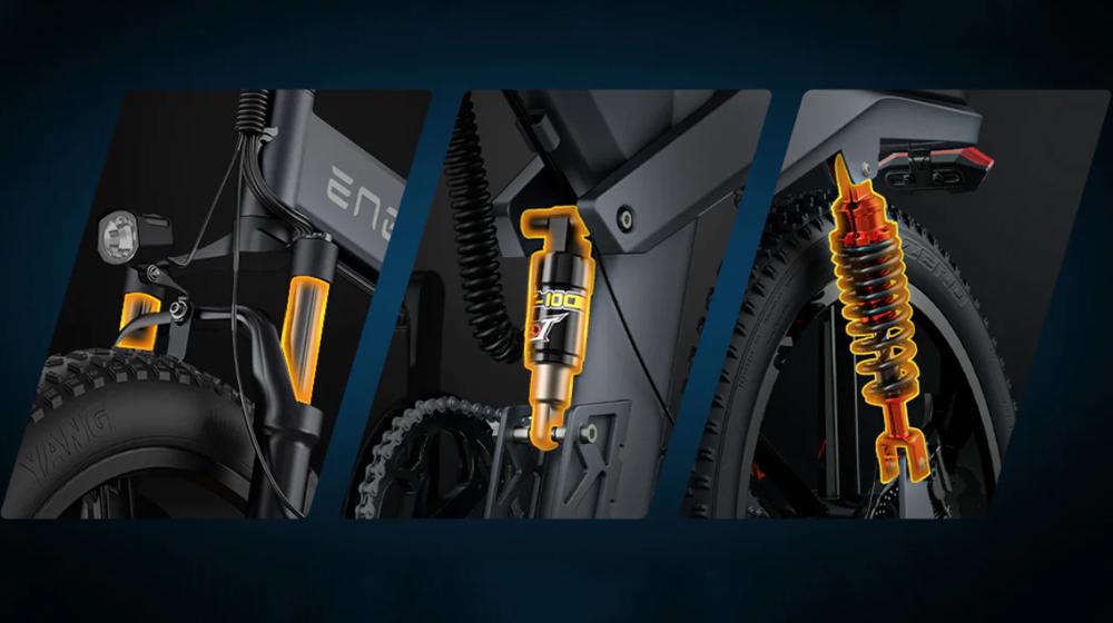 ENGWE X20 - Sistema de suspensión