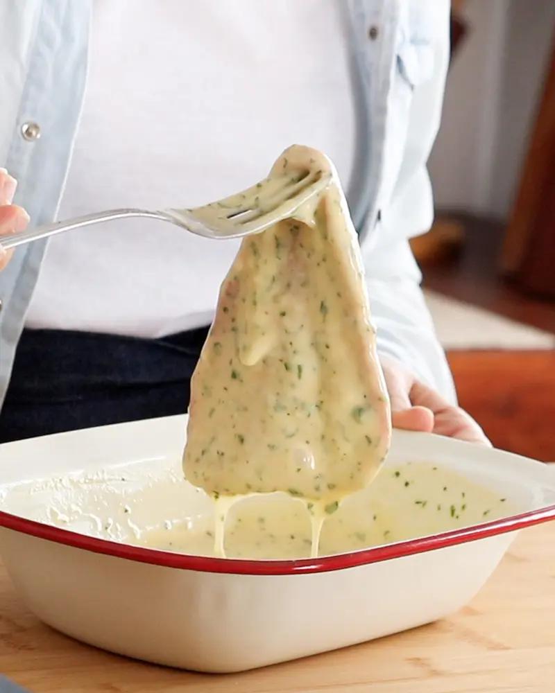 escalopes carne marineras lampreado receta