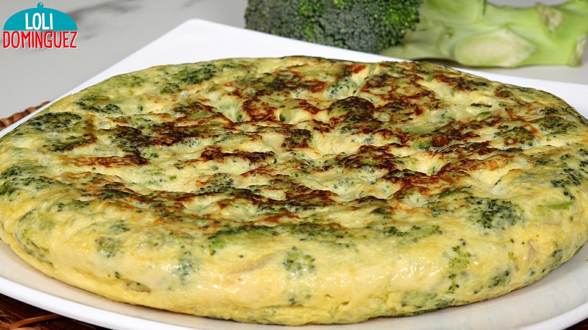 TORTILLA DE BRÓCOLI CON QUESO. Me esta ayudando a perder peso, saludable y deliciosa es una receta fácil y rápida con la que todos disfrutaran en casa