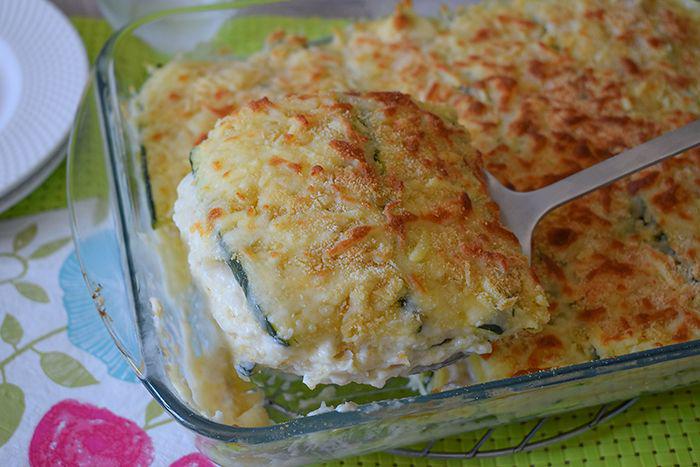 pasticho de calabacin receta