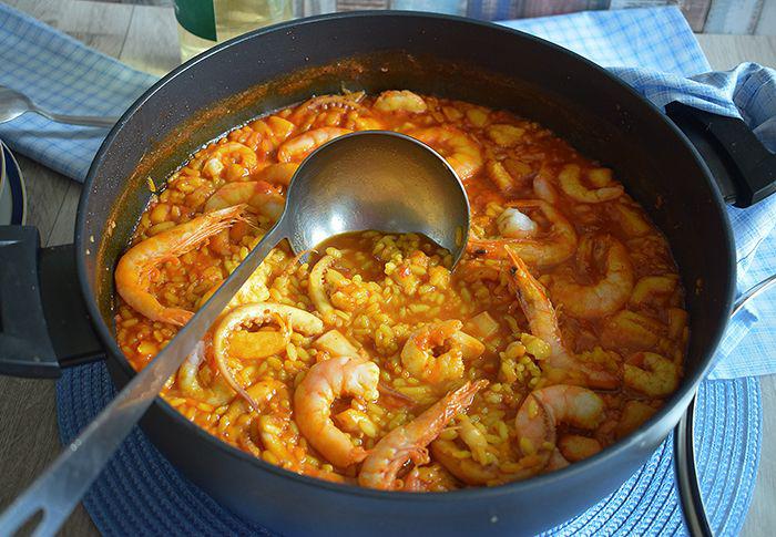 receta de arroz meloso