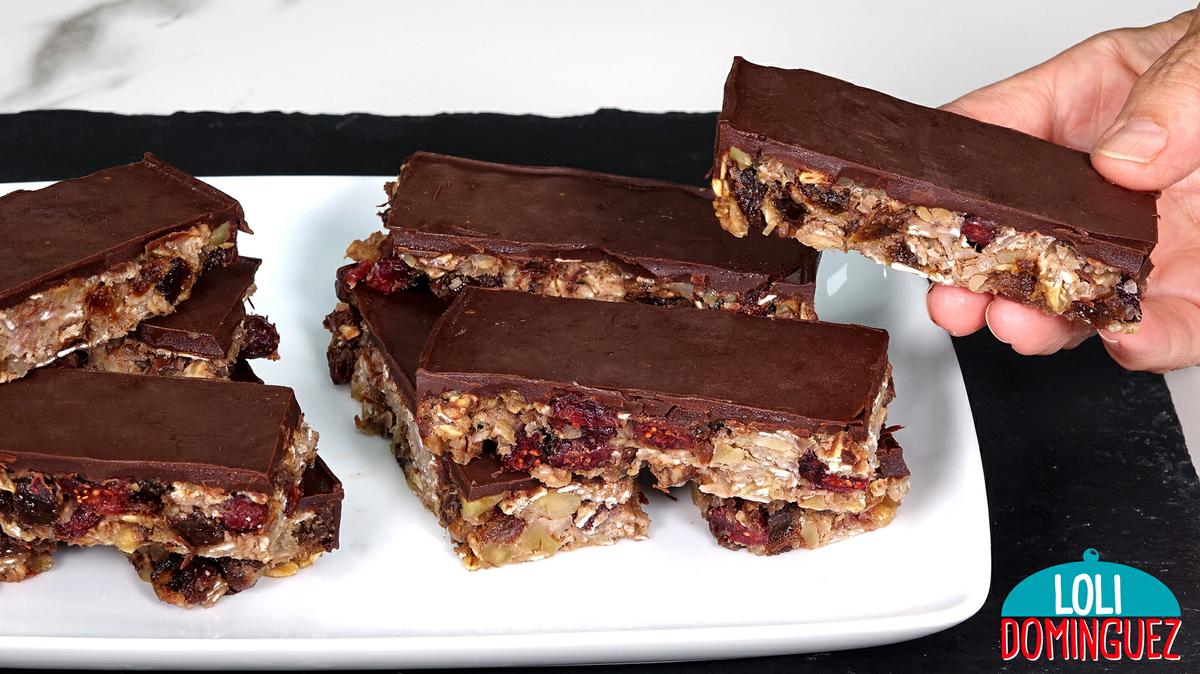 BARRITAS ENERGÉTICAS SIN AZÚCAR. Una receta saludable y muy fácil para tener un plus de energía en cualquier momento del día