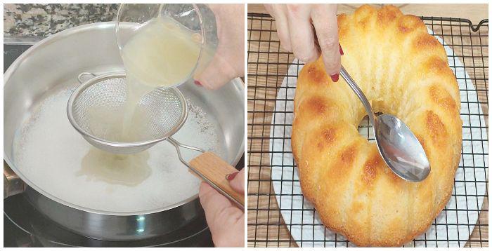 paso 6 bizcocho limon