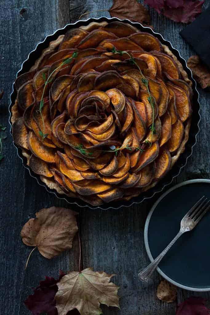 Receta tarta de boniatos