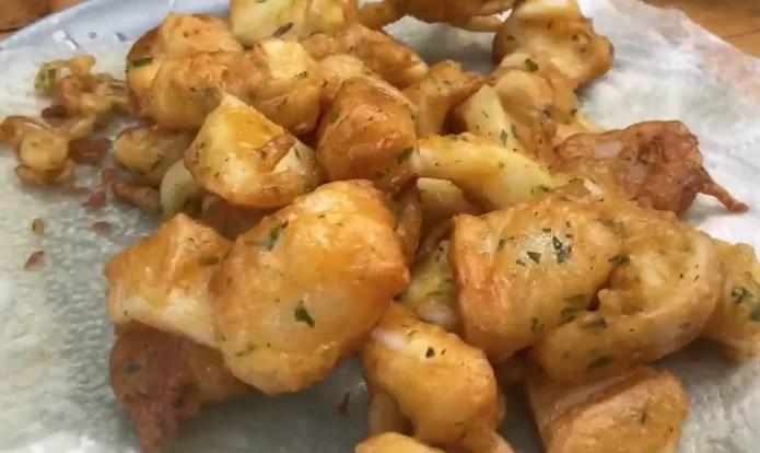 APERITIVO DE SEPIA REBOZADA