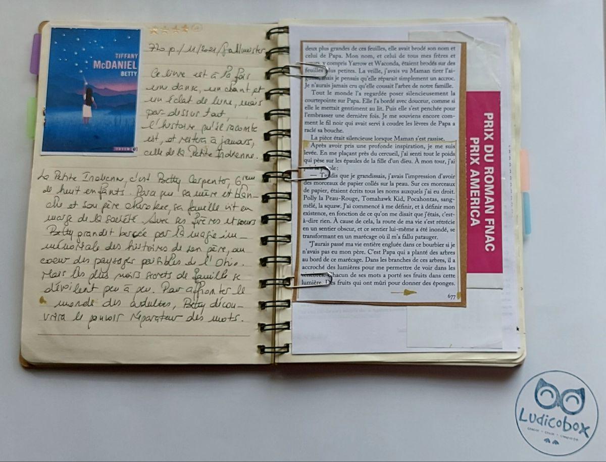 Diario de lecturas 1, Betty