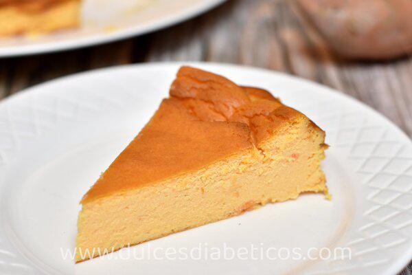 Pastel de queso y boniato