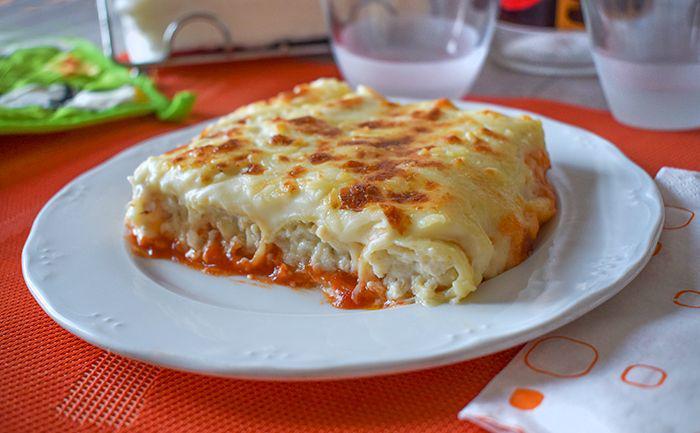 canelones de pollo
