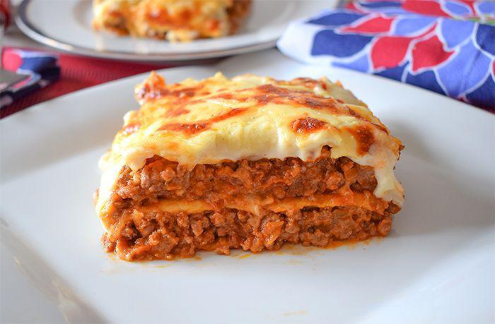 lasaña de carne