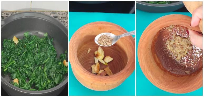 garbanzos espinacas paso 2