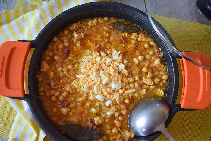 guiso de garbanzos receta