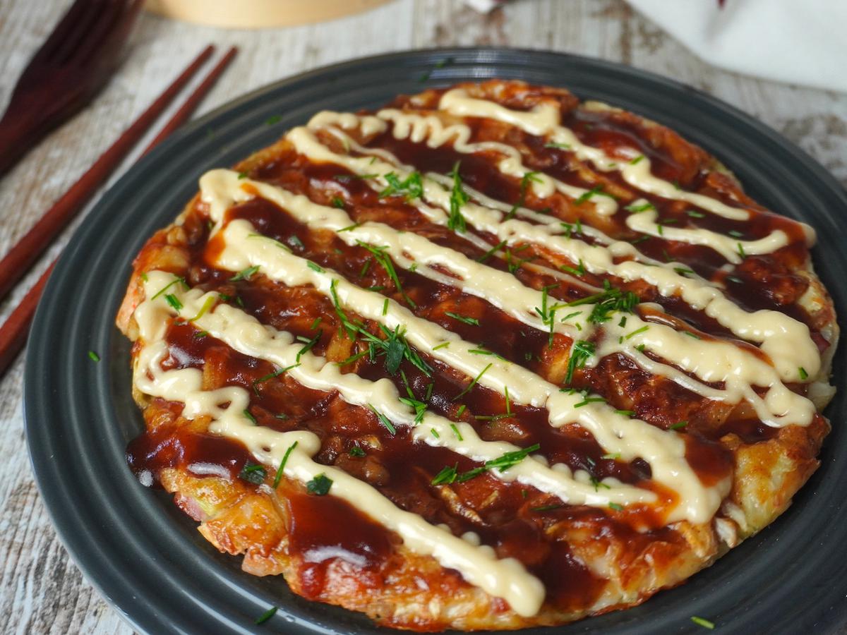 Okonomiyaki. Receta japonesa.