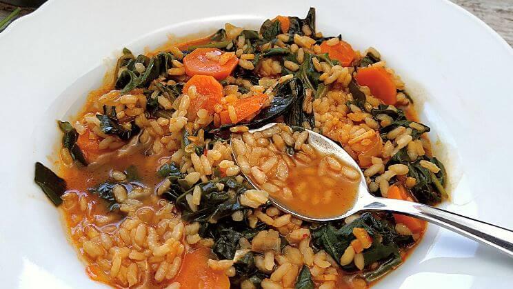 Arroz caldoso con acelgas2