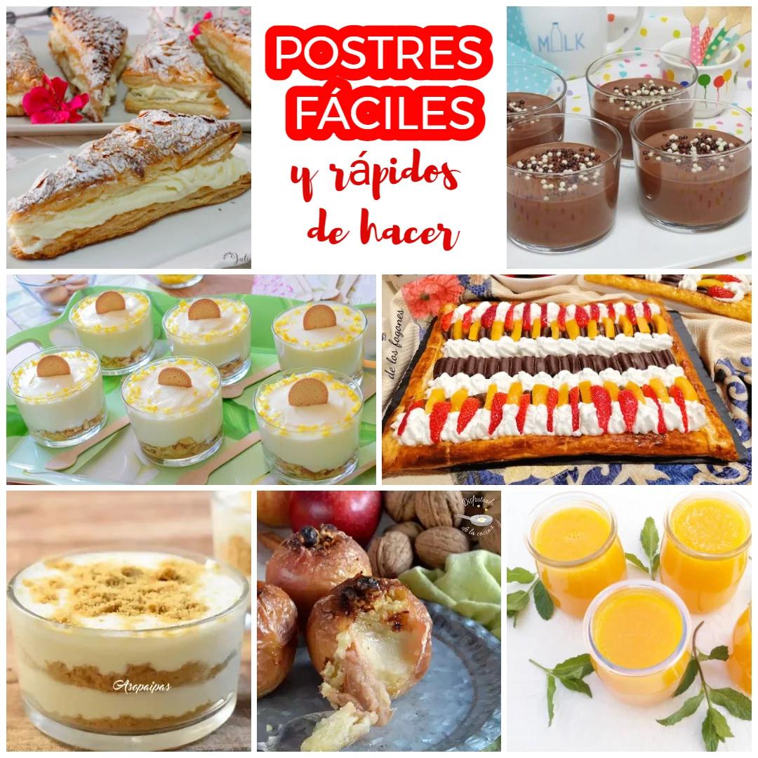 postres faciles y rapidos
