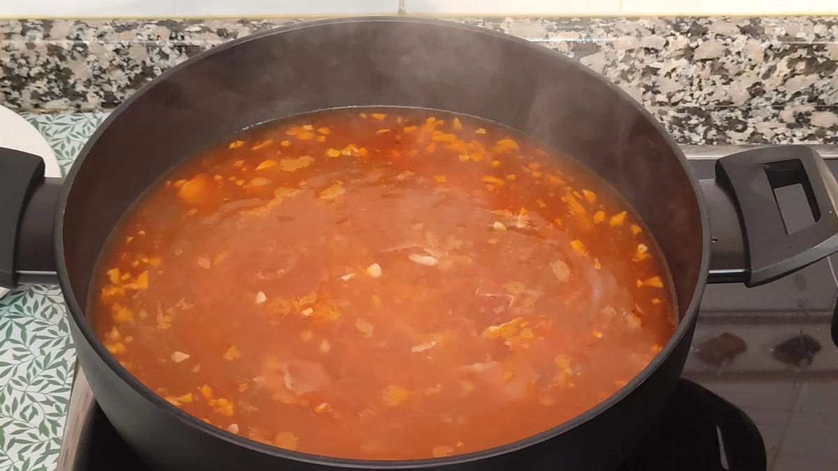 sopa de maimones paso 3 elaboracion