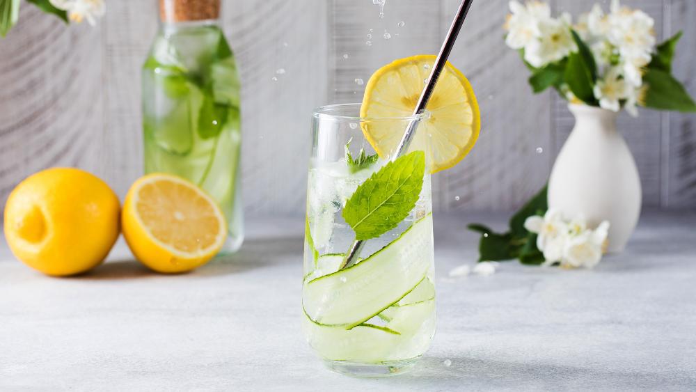 receta facil de agua con pepino