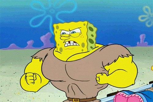 bob sponja fuerte